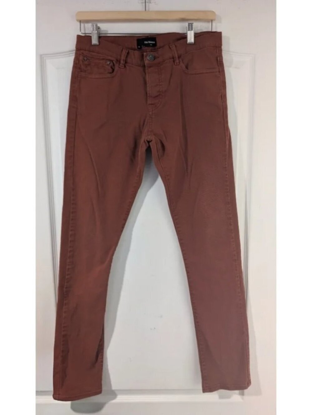 The Kooples | Men's Fitted Button Fly Jeans In Terracotta